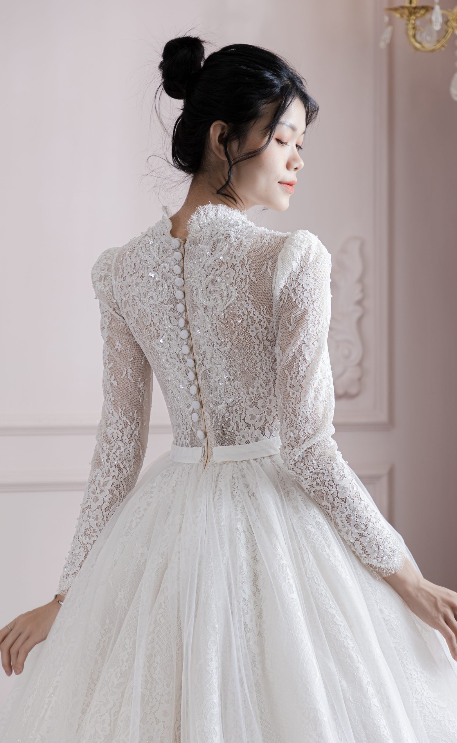 Váy cưới làm lễ