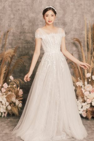 Váy cưới đi bàn Luxury-LX-BAT031