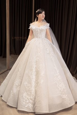 Váy cưới làm lễ Haute Couture-CTH007