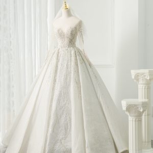 Váy cưới làm lễ Luxury-LT309