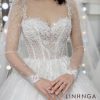 Váy cưới làm lễ luxury HNL180
