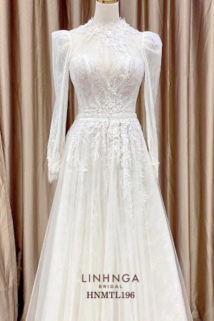Váy cưới đi bàn luxury-HNL196