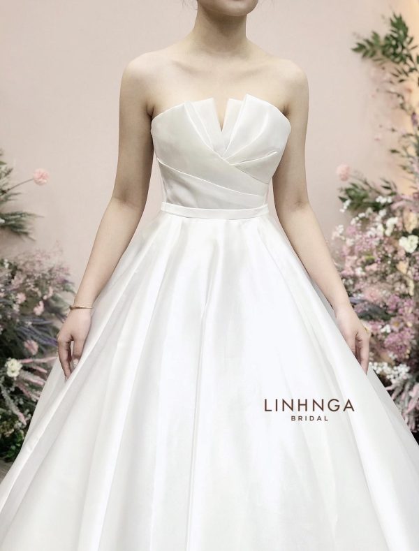 Váy cưới làm lễ luxury-HNL224