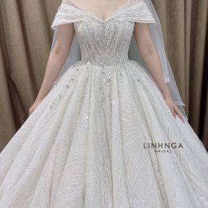 Váy cưới làm lễ luxury-HNL248