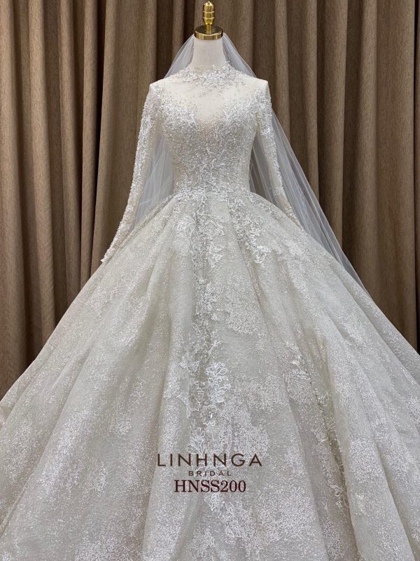 Váy cưới làm lễ luxury-HNSS200