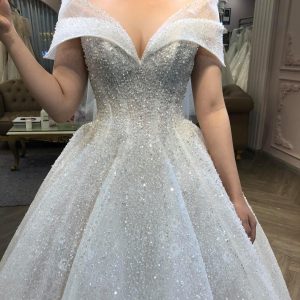 Váy cưới làm lễ luxury-LT278