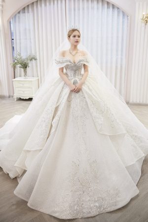 Váy cưới làm lễ Haute Couture-CTH009