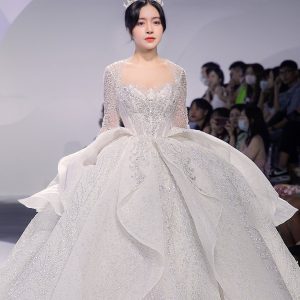 Váy cưới làm lễ Haute Couture-CTH005