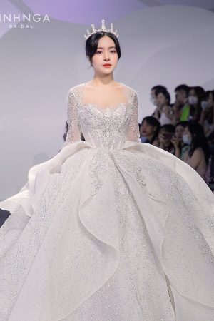 Váy cưới làm lễ Haute Couture-CTH005