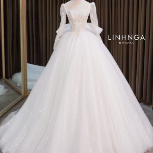 Váy cưới làm lễ luxury-LT377