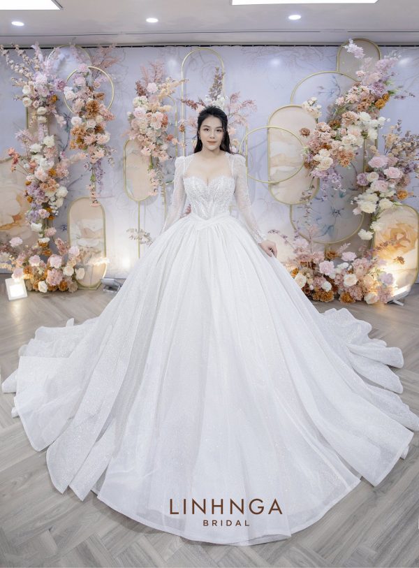 Váy cưới làm lễ Haute Couture-CTH010
