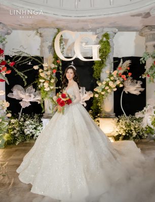 Váy cưới công chúa lộng lẫy nhất Linh Nga Bridal