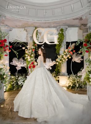 Váy cưới công chúa lộng lẫy nhất Linh Nga Bridal