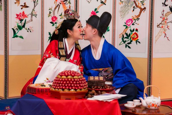 Korean Wedding Tradition style Paebaek