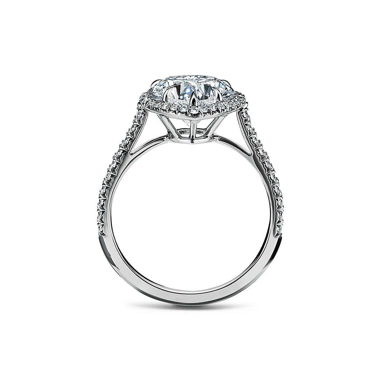 Tiffany Soleste Heart-Shaped Diamond Platinum Engagement Ring