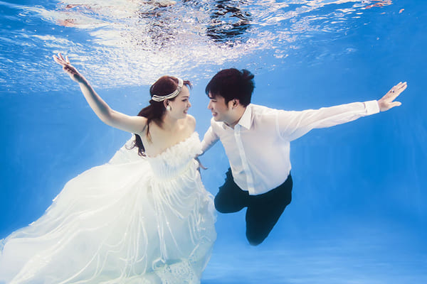 Phong cách chụp ảnh cưới dưới nước