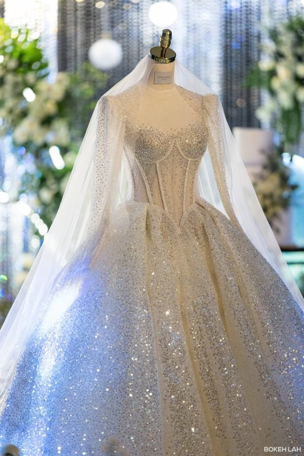 Váy cưới thiết kế riêng Hà My - Lộng lẫy tựa nữ hoàng. LAT Bridal