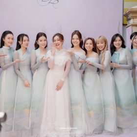 Áo dài cưới cung đình của Phương Lan - Phan Đạt