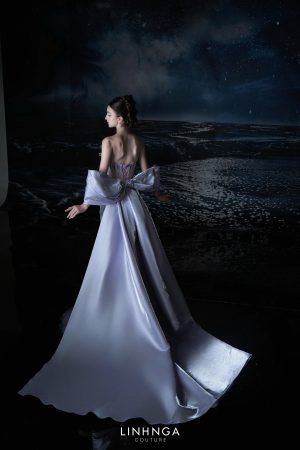 Váy bàn đuôi cá dòng luxury-LXBCT157