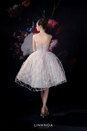 Váy bàn suông A dòng luxury_LXBAT248