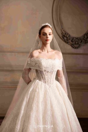 Váy lễ dòng Premium Limited - LMHN185