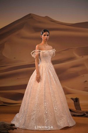 Váy bàn suông A dòng luxury_LXBAT265