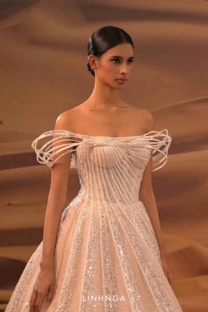 Váy bàn suông A dòng luxury_LXBAT265