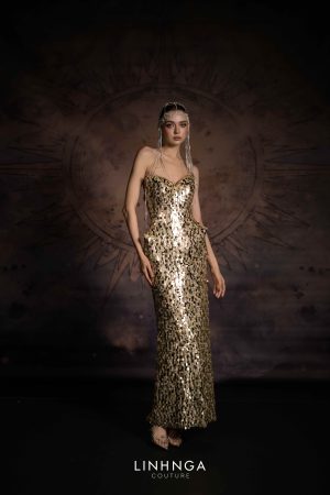 Váy bàn đuôi cá dòng luxury_ LXBCT203